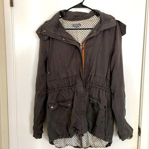 Market & Spruce Angelo Cargo Anorak Jacket - Olive Green